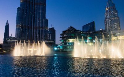 Dubai Fountain – Wasserspiele